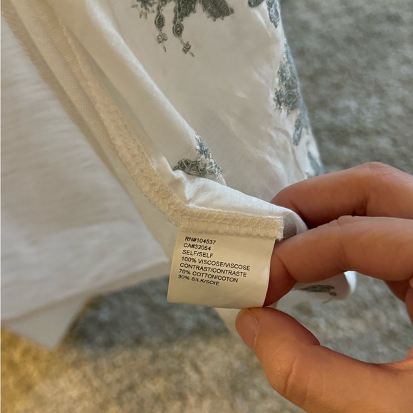 Anthropology White Shirt - Picture 9 of 10